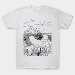 Baby Beluga and Glaciers T-Shirt